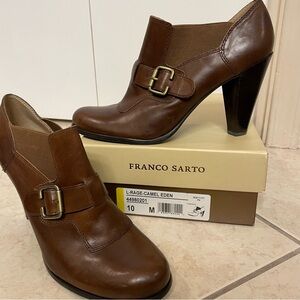 Franco Sarto L-Rage-Camel-Eden 10M Brown. New, Never Worn.